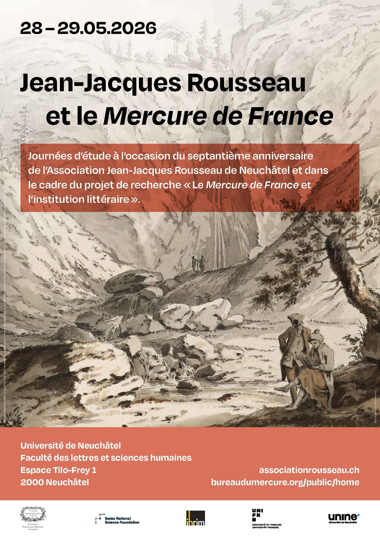 Jean-Jacques Rousseau et le Mercure de France (Neuchâtel)