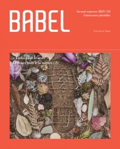 Babel. Littératures plurielles, n° 2 : 