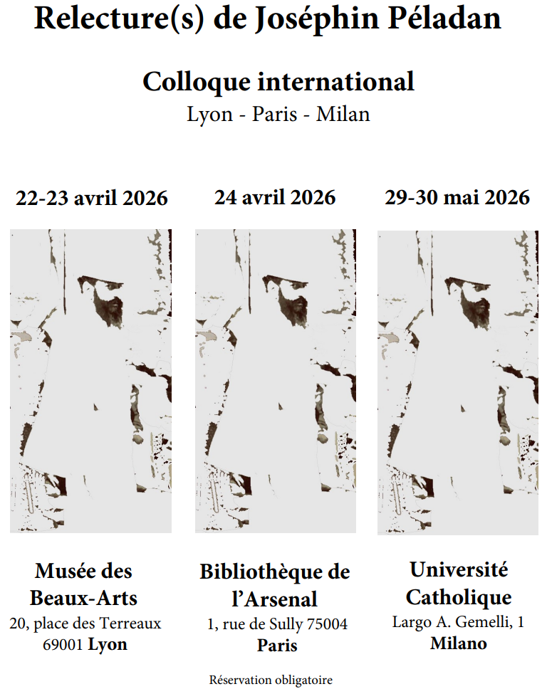 Relecture(s) de Joséphin Péladan (Lyon)