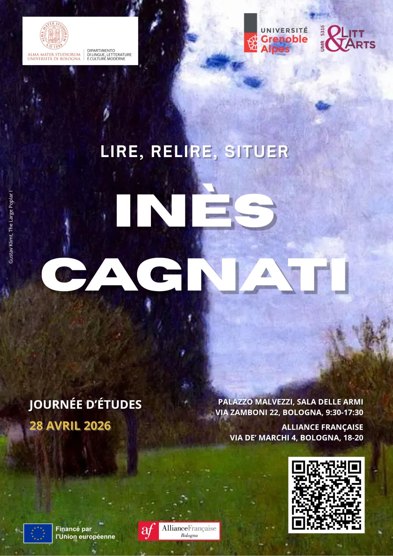 Lire, relire, situer Inès Cagnati (Bologne)
