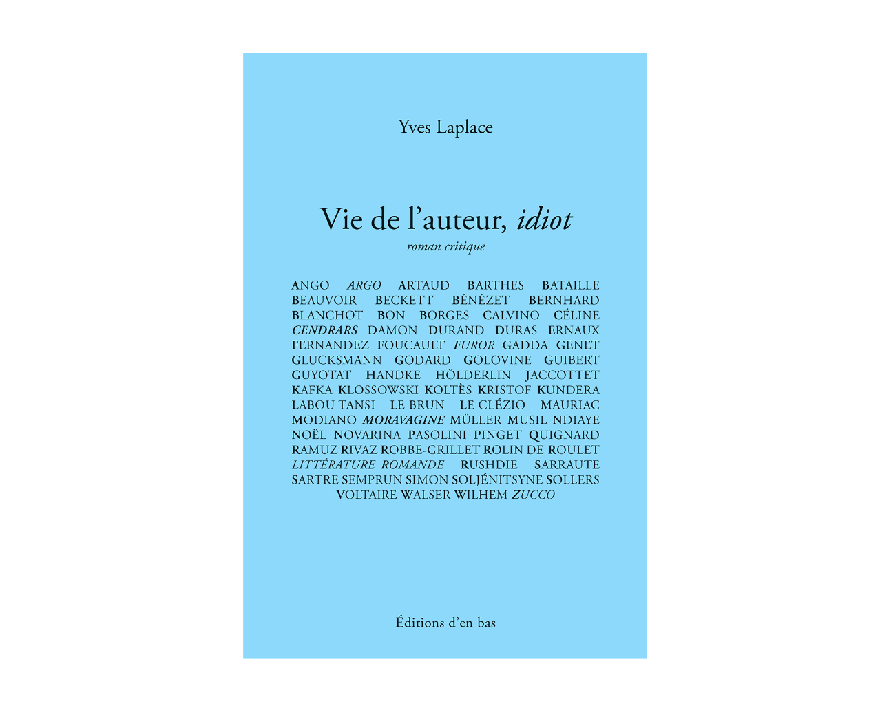 Yves Laplace, Vie de l'auteur, idiot