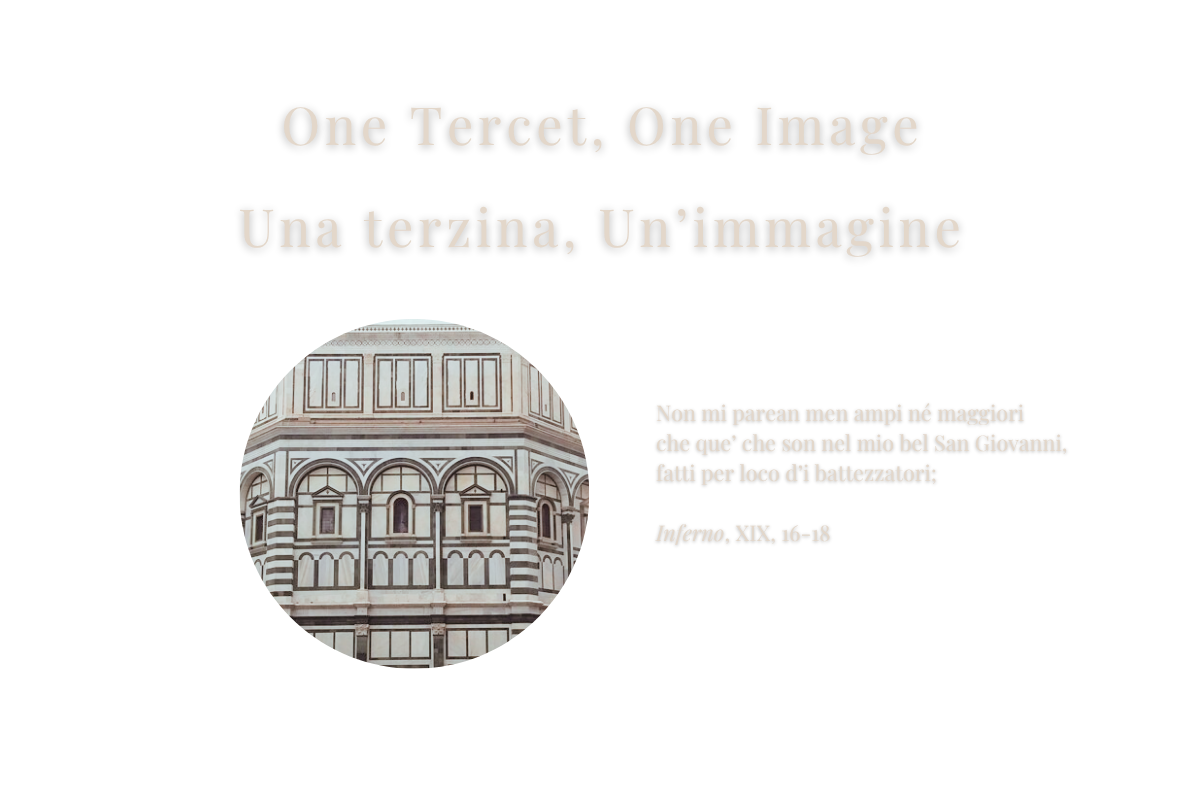 Una Terzina. Un'Immagine / One Tercet. One Image (Theory and Criticism of Literature and Arts Journal)