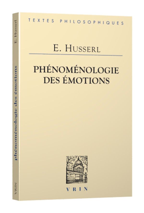 Edmund Husserl, Phénoménologie des émotions
