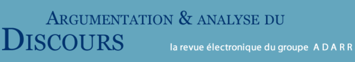 Discours institutionnels de commémoration : positionnements, idéologies et enjeux mémoriels (revue Argumentation et analyse du discours)