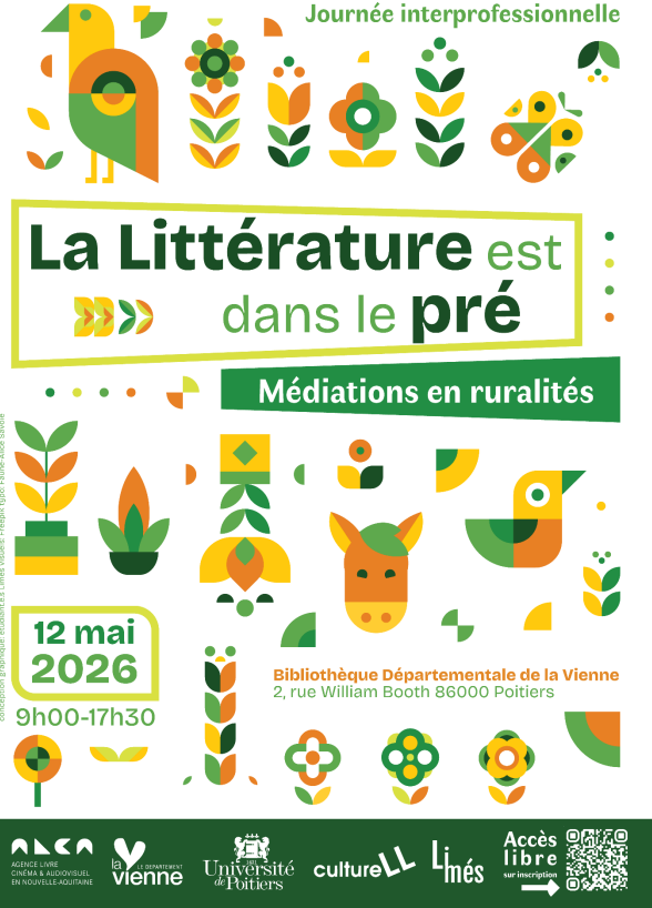 La littérature est dans le pré : médiations en ruralités. Journée interprofessionnelle (Poitiers)