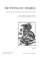 Fictions du diable. De St.Augustin à Leo Taxil, Françoise Lavocat, Pierre Kapitaniak et Marianne Closson (dir.)