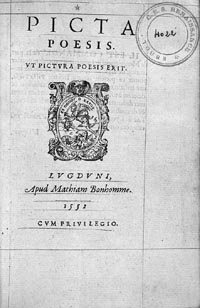 Aux limites de l'imitation. L'ut pictura poesis à l'épreuve de la matière aux XVIIe & XVIIIe s.