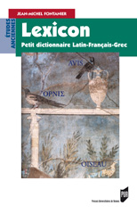 Jean-Michel Fontanier, Lexicon - Petit dictionnaire Latin-Français-Grec 