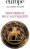 Europe n°945-946,  Historiens de l'Antiquité 