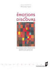 Émotions et discours. L'usage des passions dans la langue, M. Rinn (éd.)