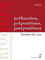 Préfixation, prépositions, postpositions. Études de cas
