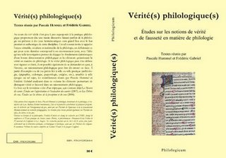 P. Hummel et F. Gabriel (éd.), Vérité(s) philologique(s)