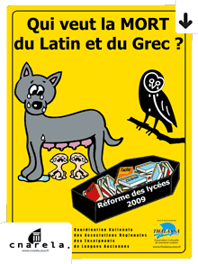 <em>Morituri te salutant</em>. Réforme du Lycée: la mort des langues anciennes?