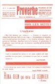 Proverbe, revue dadaïste 1920-1921
