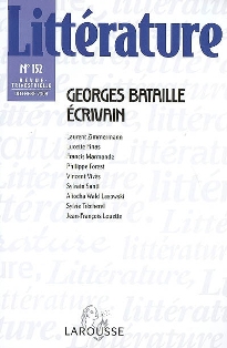 Littérature n°152 (4/2008) :