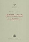 F. Maltomini, Tradizione antologica dell'epigramma greco: le sillogi minori di età bizantina e umanistica