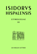 Isidore de Séville, Etymologiae Livre III
