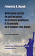 S. Hayek, Nouveaux essais de philosophie, de science politique, d'économie et d'histoire des idée.
