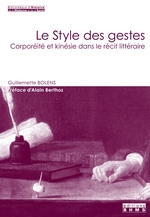 G. Bolens, Le style des gestes: corporéité et kinésie dans le récit littéraire.