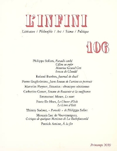 L'Infini n°106