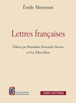 É. Meyerson, Lettres françaises
