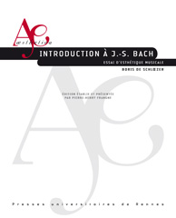 B. de Schloezer, Introduction à J.S. Bach. Essai d'esthétique musicale