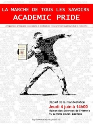4 juin 2009: Marche de Tous les Savoirs (<em>Academic Pride</em>)