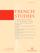 French Studies vol. 63 n° 3 (juillet 2009)