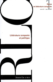 Revue de littérature comparée n°329, Littérature comparée et politique