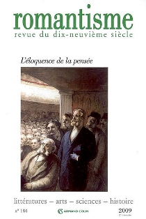 Romantisme n°144 : L'éloquence de la pensée