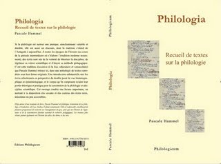 P. Hummel, Philologia. Recueil de textes sur la philologie
