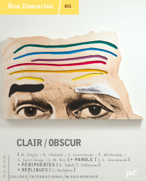 Rue Descartes n°65, septembre 2009 : Clair / Obscur