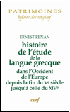 Renan, Histoire de l'étude de la langue grecque dans l'Occident de l'Europe depuis la fin du Ve siècle jusqu'à celle du XIVe