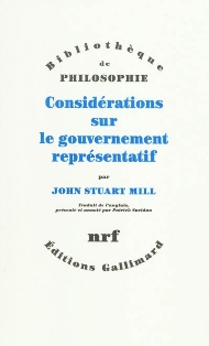 J. Stuart Mill, Considérations sur le gouvernement représentatif