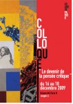 Le devenir de la pensée critique