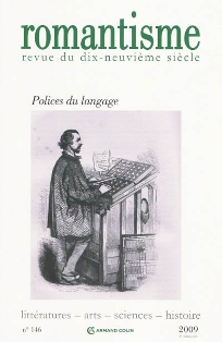 Romantisme n°146 : Polices du langage