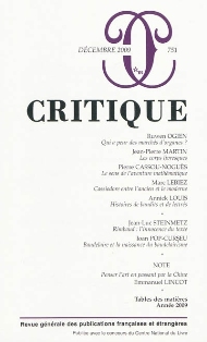 Critique n°751