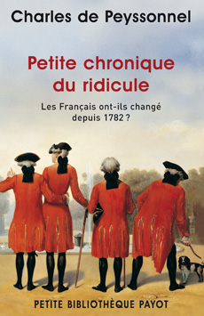 C. de Peyssonnel, Petite chronique du ridicule