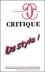  Critique, n° 752-753, 