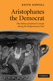 K. Sidwell, Aristophanes the democrat: the politics of satirical comedy during the Peloponnesian War