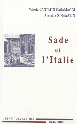 A. St-Martin, V. Cantafio Casamaggi, Sade et l'Italie 