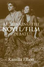 K. Elliott, Rethinking the Novel/Film Debate