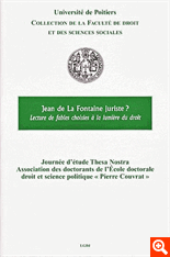 Jean de La Fontaine juriste ? - Lecture de fables choisies à la lumière du droit