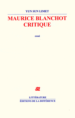 Y.-S. Limet, Maurice Blanchot critique