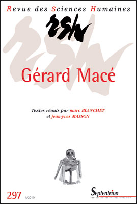 Revue des Sciences Humaines, 297, 1,2010 :