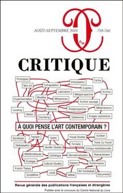 Critique, n°759-760 :