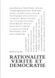 Agone, n°44 : Rationalité, vérité & démocratie