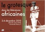 Colloque « Le grotesque dans les littératures africaines »