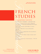 French Studies, jan. 2011, vol. 65, n°1