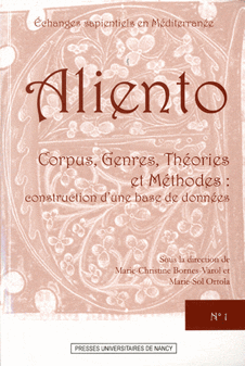 M.-Chr. Bornes Varol, M.-S. Ortola (dir.), Genres, Théories et Méthodes : construction d'une base de données. Echanges sapientiels en Méditerranée